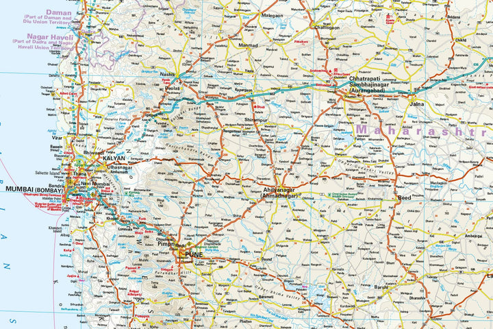 Carte routière - Inde Sud | Reise Know How carte de voyage Reise Know-How 