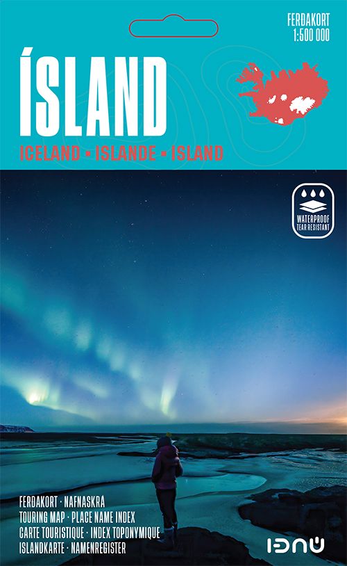 Carte routière - Islande | Ferdakort carte de voyage Ferdakort 