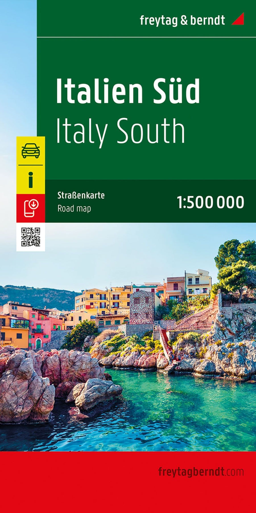 Carte routière - Italie du Sud | Freytag & Berndt carte pliée Freytag & Berndt 