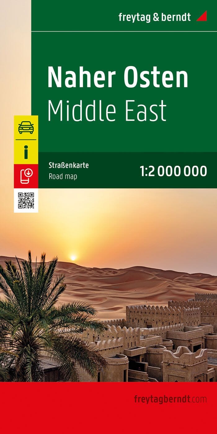 Carte routière - Moyen-Orient | Freytag & Berndt carte pliée Freytag & Berndt 
