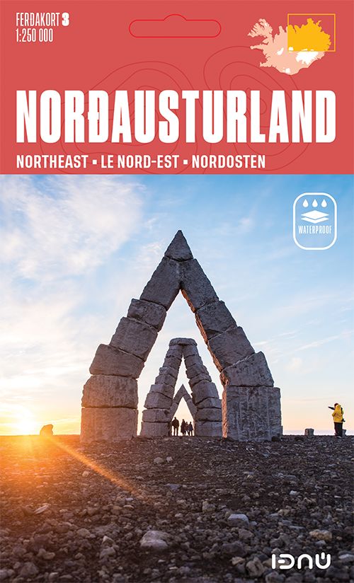 Carte routière n° 3 - Islande Nord-Est | Ferdakort carte de voyage Ferdakort 