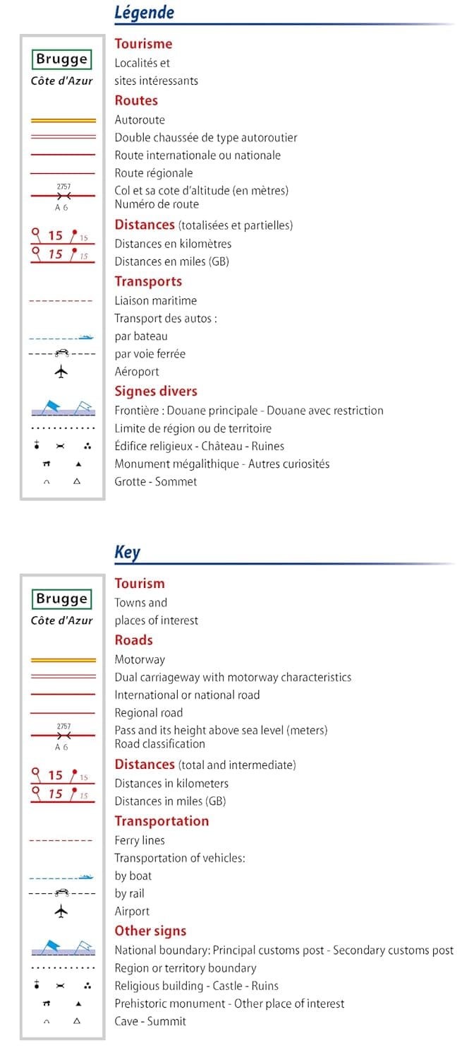 Carte routière n° 705 - Europe 2024 | Michelin carte de voyage Michelin 