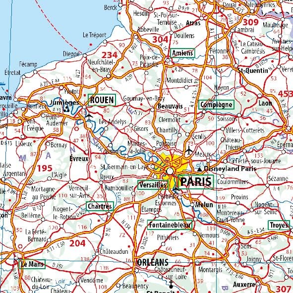 Carte routière n° 705 - Europe 2024 | Michelin carte de voyage Michelin 