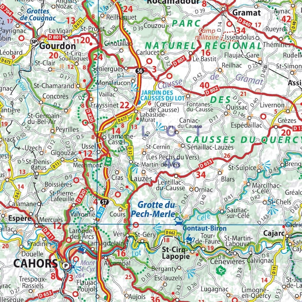 Carte routière n° 708 - France Sud-Ouest 2023 | Michelin carte pliée Michelin 