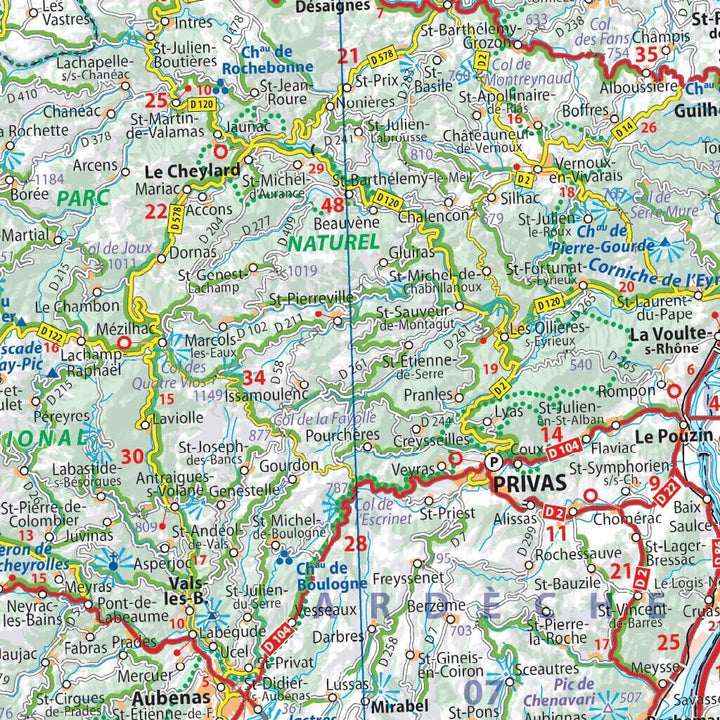 Carte routière n° 709 - France Sud-Est 2023 | Michelin carte pliée Michelin 