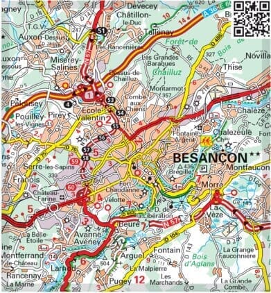 Carte routière n° 709 - France Sud-Est 2023 | Michelin carte pliée Michelin 