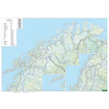 Carte routière - Norvège | Freytag & Berndt carte de voyage Freytag & Berndt 