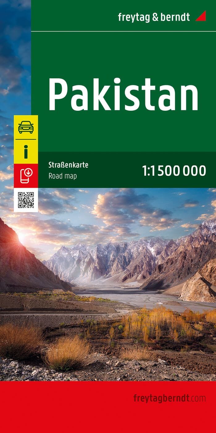 Carte routière - Pakistan | Freytag & Berndt carte pliée Freytag & Berndt 