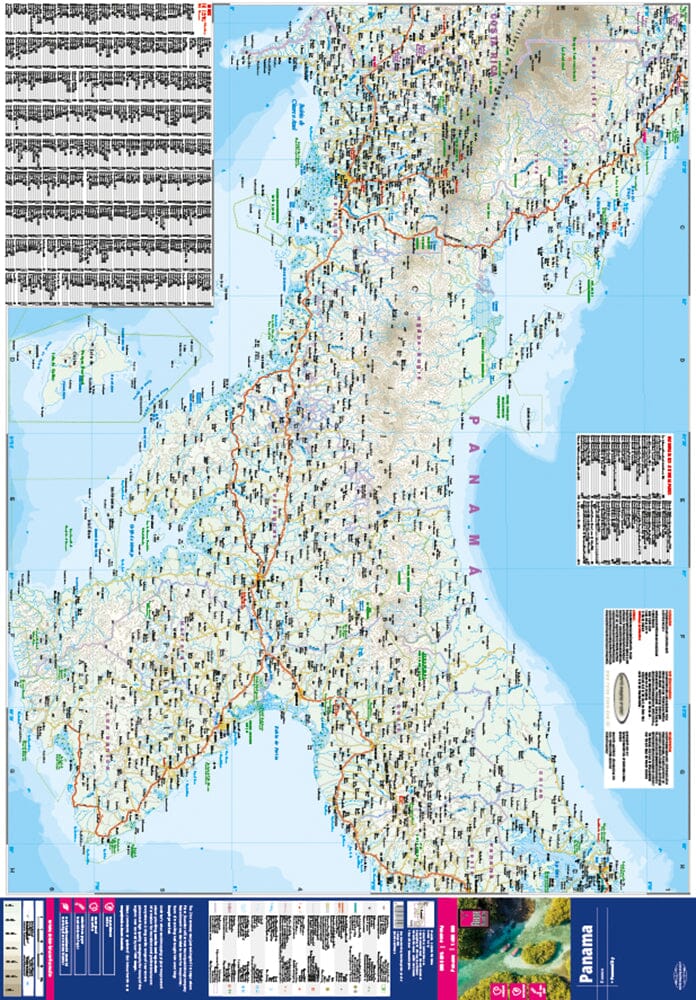 Carte routière - Panama | Reise Know How carte pliée Reise Know-How 