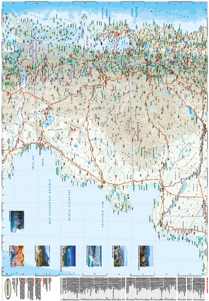 Carte routière - Patagonie & Terre de Feu | Reise Know How carte pliée Reise Know-How 