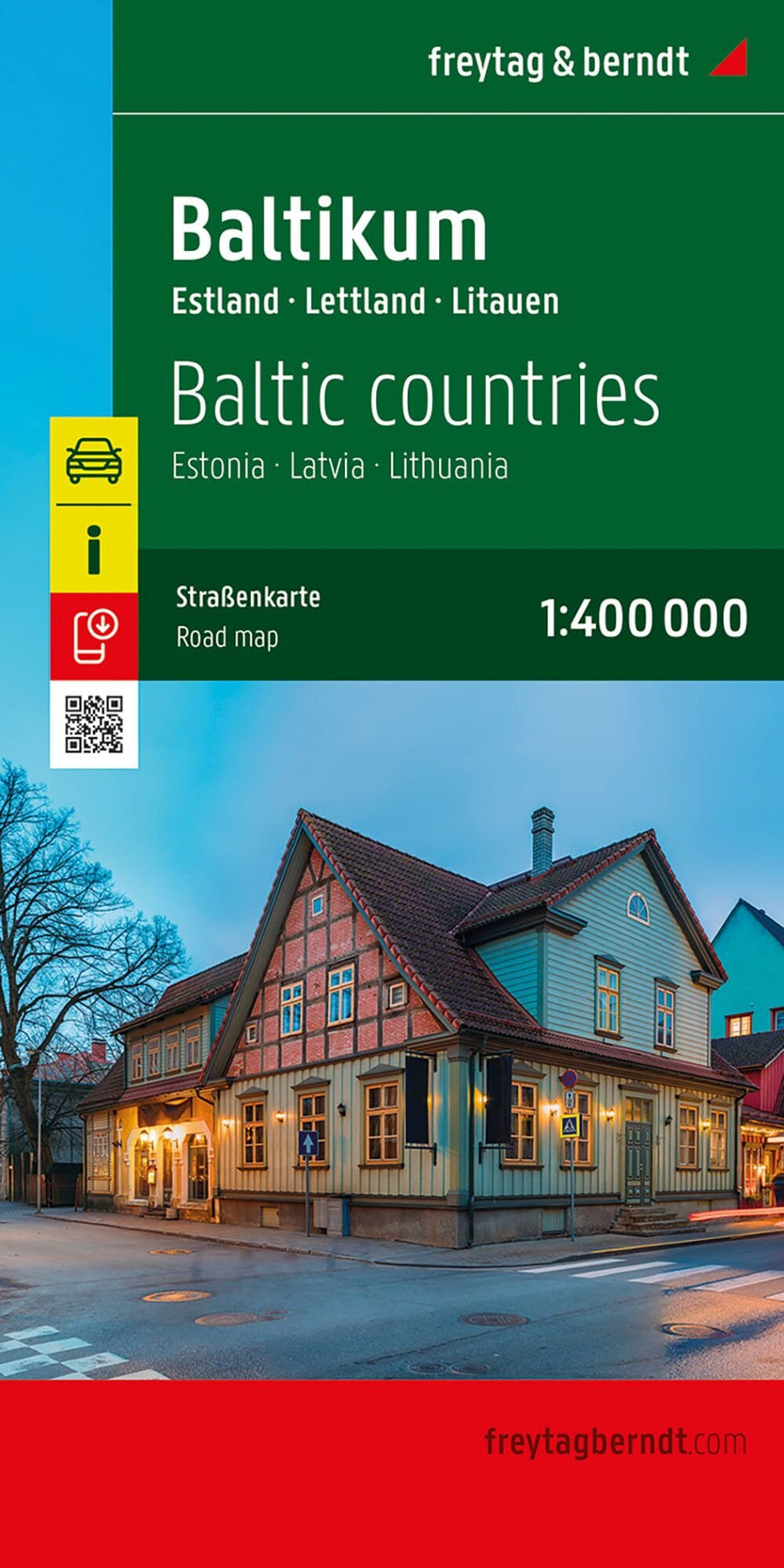 Carte routière - Pays Baltes | Freytag & Berndt carte de voyage Freytag & Berndt 