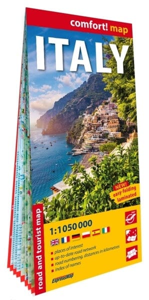 Carte routière plastifiée - Italie | Express Map carte pliée Express Map 