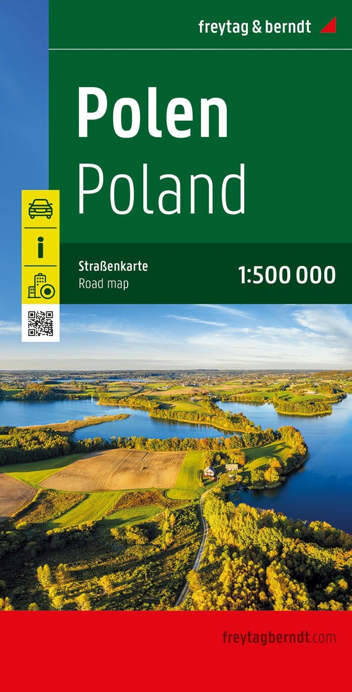 Carte routière - Pologne au 1/500,000 | Freytag & Berndt carte pliée Freytag & Berndt 