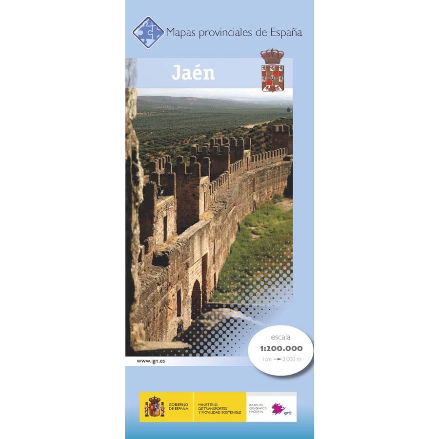 Carte routière provinciale n° 23 - Jaen (Andalousie) | CNIG carte pliée CNIG 