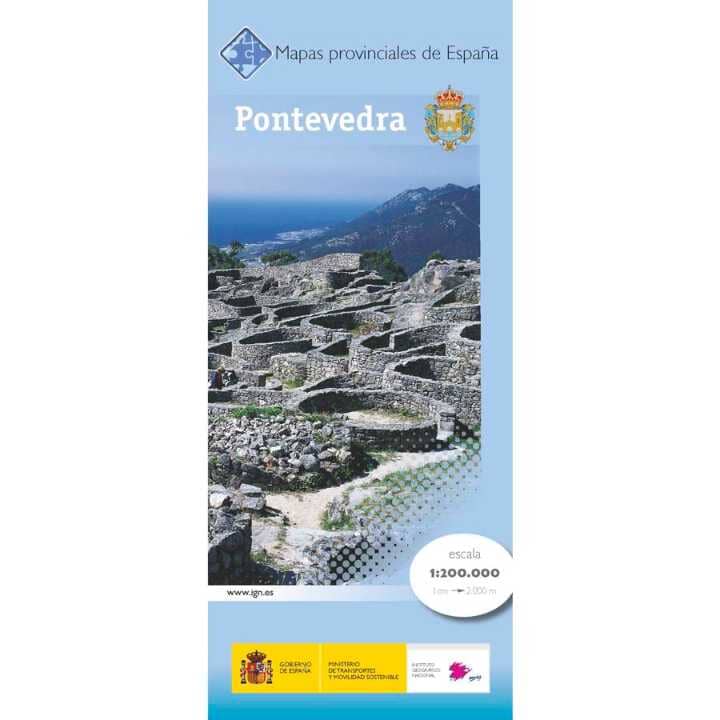 Carte routière provinciale n° 36 - Pontevedra (Galice, Espagne) | CNIG carte pliée CNIG 