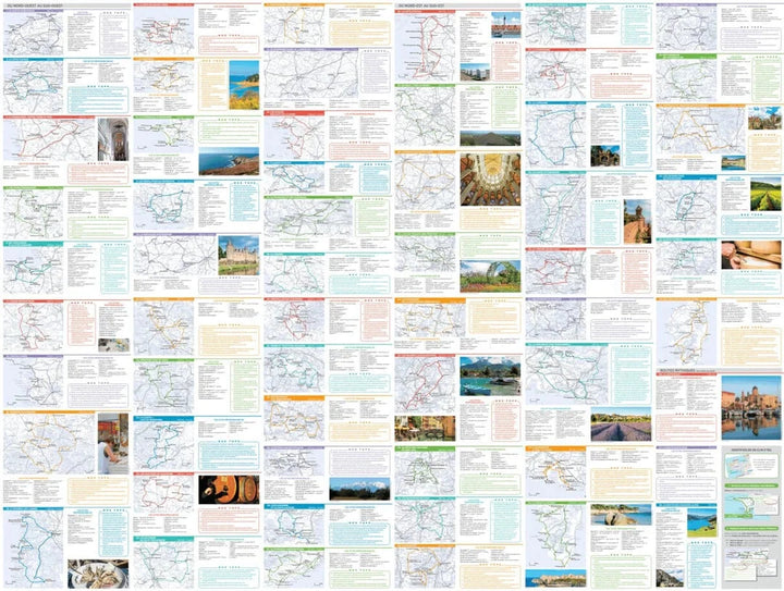 Carte routière - Roadtrips en France | Michelin carte pliée Michelin 