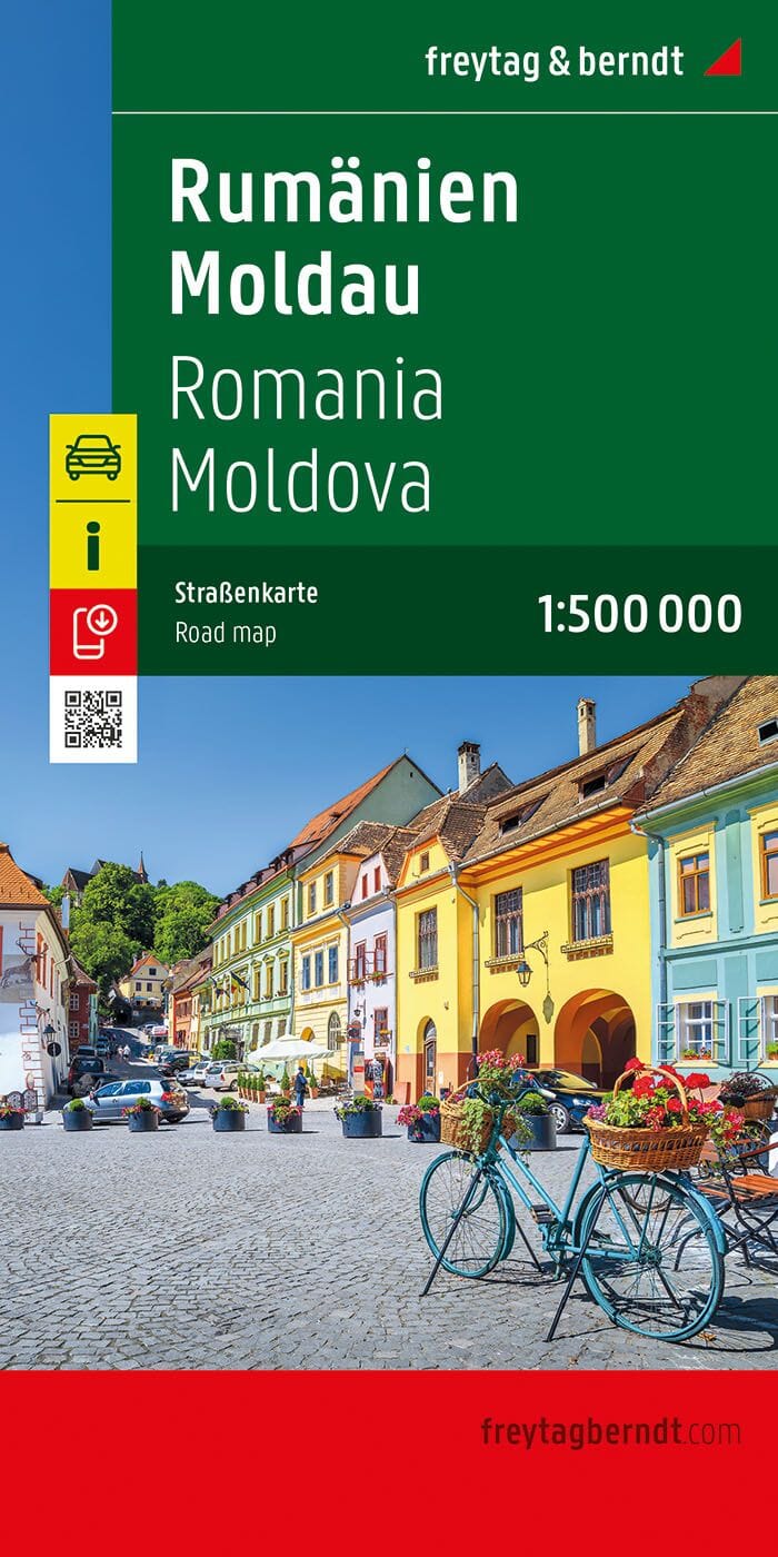Carte routière - Roumanie & Moldavie - 1/500 000 | Freytag & Berndt carte de voyage Freytag & Berndt 