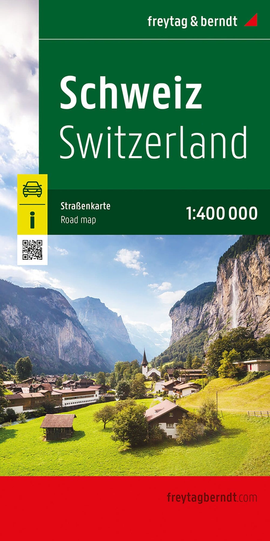 Carte routière - Suisse | Freytag & Berndt carte pliée Freytag & Berndt 