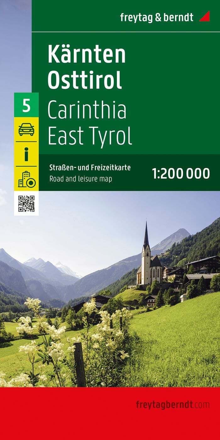 Carte routière - Tyrol Oriental & Carinthie (Autriche) | Freytag & Berndt carte pliée Freytag & Berndt 