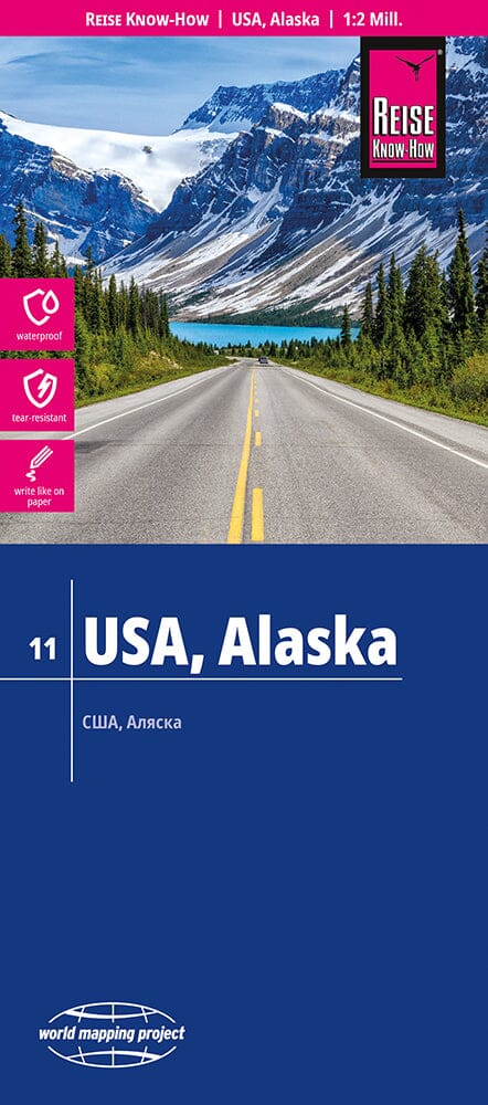 Carte routière USA n° 11 - Alaska | Reise Know How carte de voyage Reise Know-How 