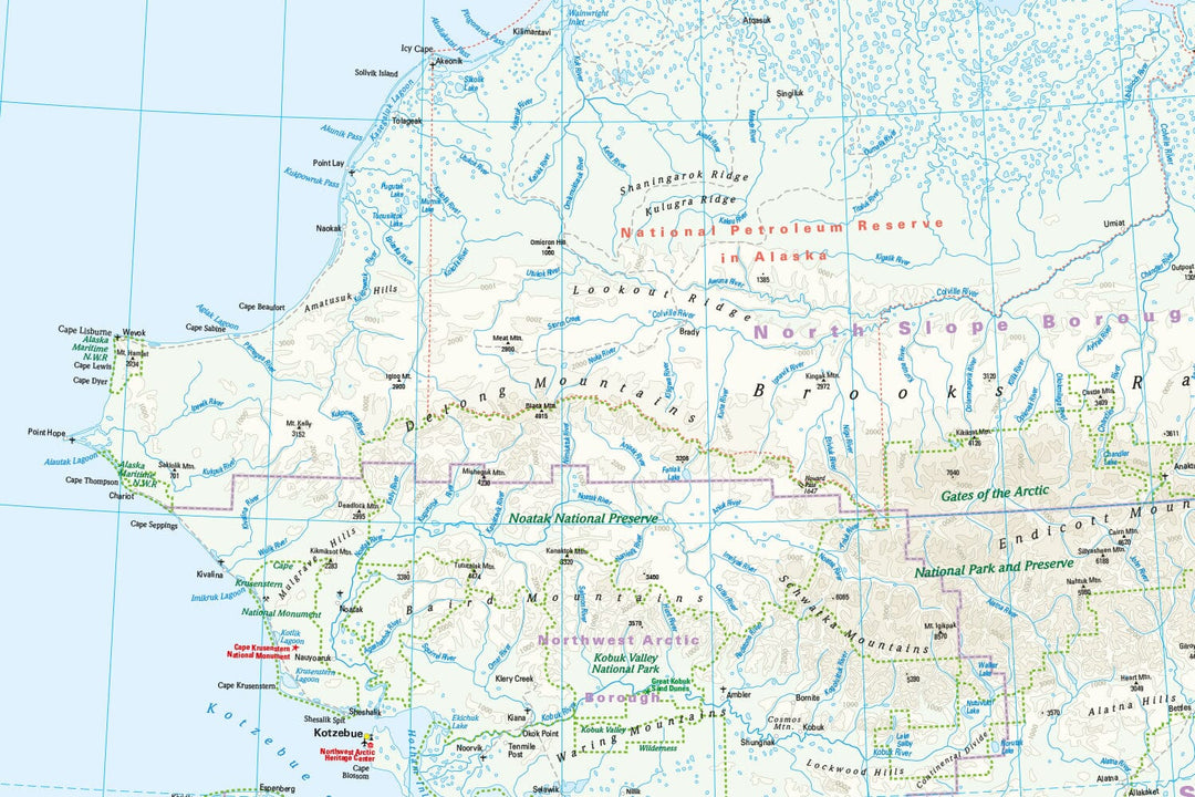 Carte routière USA n° 11 - Alaska | Reise Know How carte de voyage Reise Know-How 