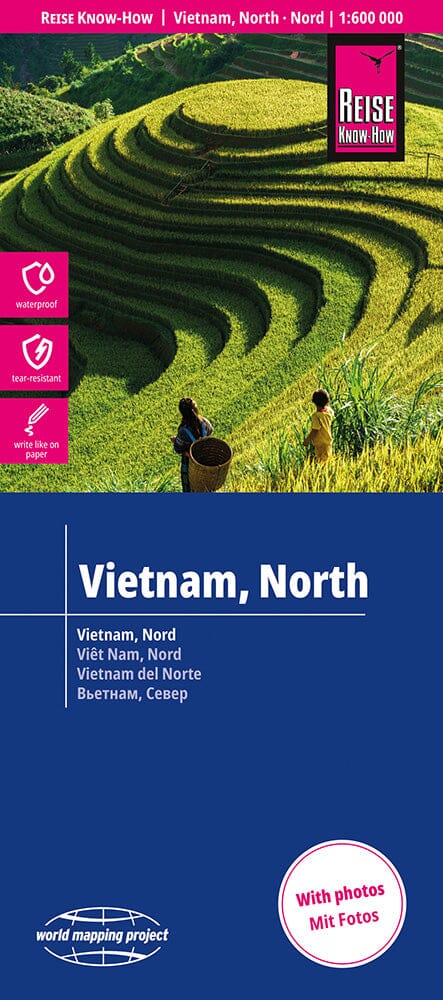 Carte routière - Vietnam Nord | Reise Know How carte de voyage Reise Know-How 