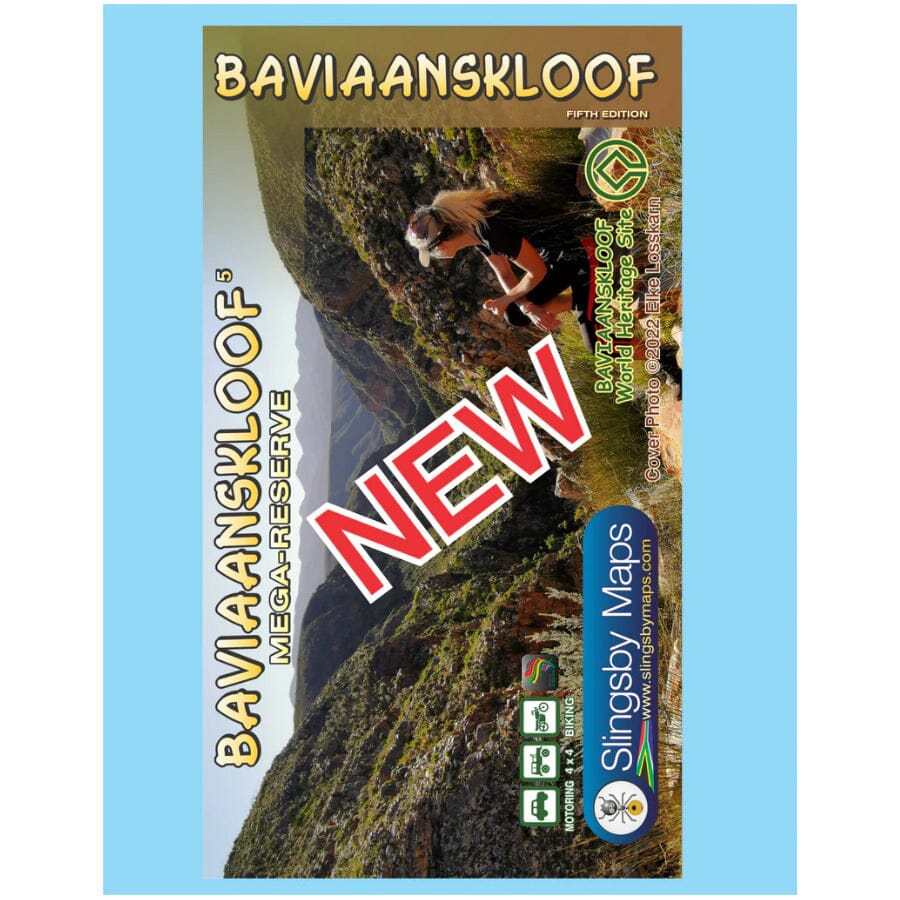 Carte touristique imperméable - Baviaanskloof Mega-Reserve (Afrique du Sud) | Tracks4Africa carte pliée Tracks4Africa 