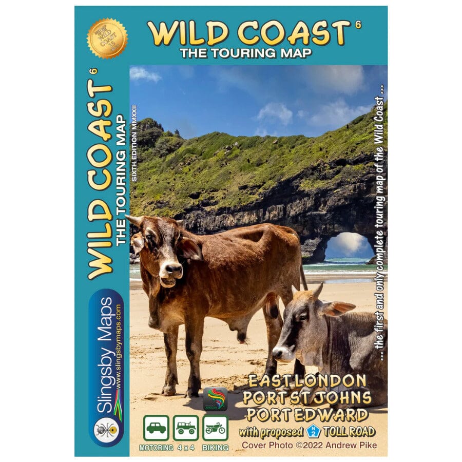 Carte touristique imperméable - Wild Coast (Afrique du Sud) | Tracks4Africa carte pliée Tracks4Africa 