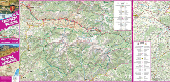 Carte touristique plastifiée - Bucovina, Maramures (Roumanie) | TerraQuest carte pliée Terra Quest 