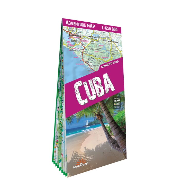 Carte touristique plastifiée - Cuba | TerraQuest carte pliée Terra Quest 