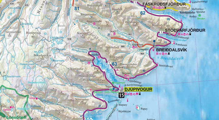 Carte touristique plastifiée XXL - Islande | TerraQuest carte pliée Terra Quest 