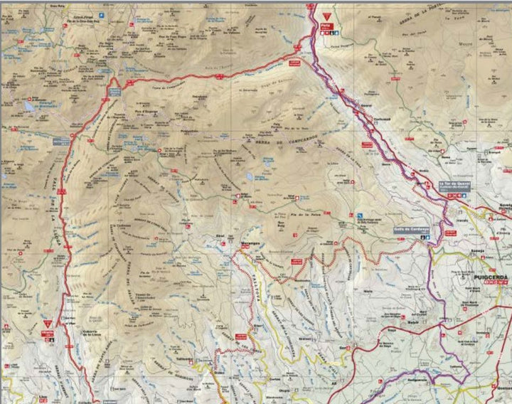 Cartes de randonnée - Chemin des Bonshommes, de Berga à Foix - GR107 (Pyrénées Orientales) | Editorial Alpina carte pliée Editorial Alpina 