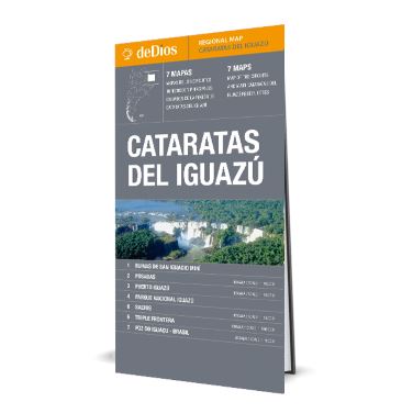 Cataratas Del Iguazu, Argentine et Brésil | deDios carte pliée deDios 