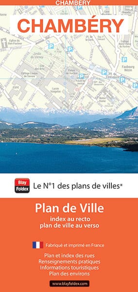 Chambéry, Savoie - Plan de ville | Blay Foldex carte pliée Blay Foldex 