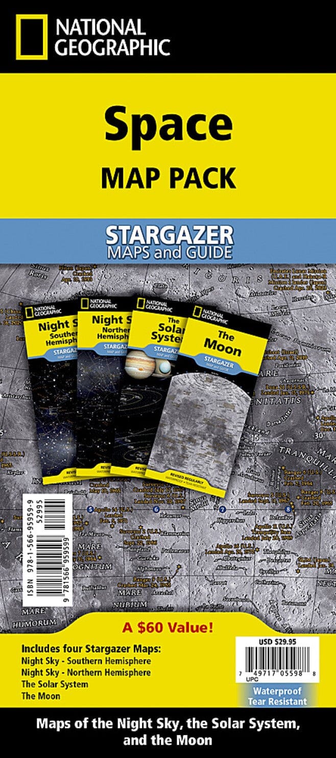 Espace [Pack de cartes pliées Stargazer] | National Geographic carte pliée National Geographic 