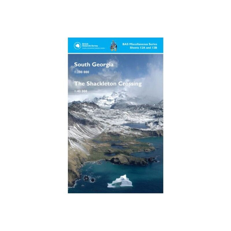 Géorgie du Sud (12A et 12B) | British Antarctic Survey carte pliée British Antarctic Survey 