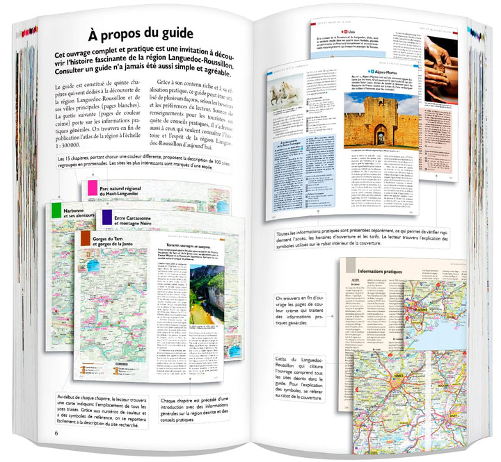 Guide, Atlas & carte routière - Languedoc-Roussillon | Express Map guide de voyage Express Map 