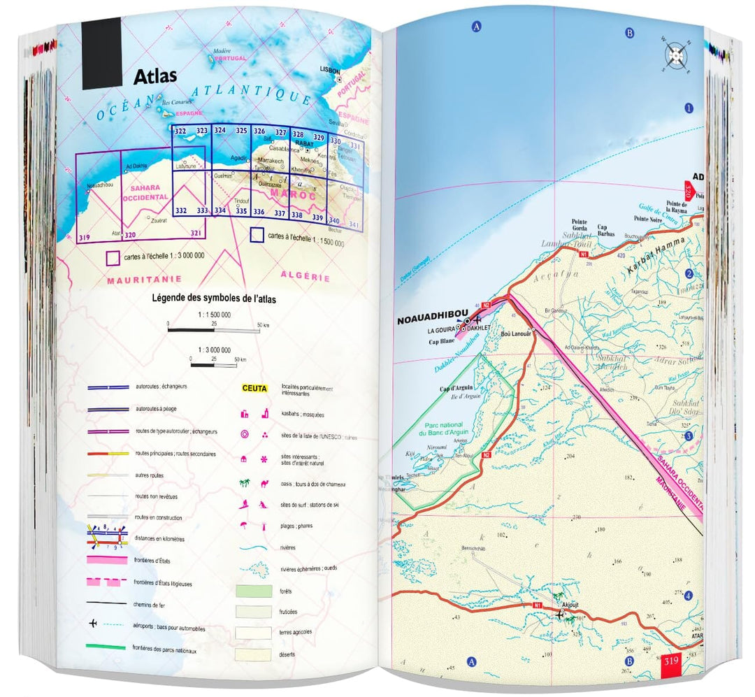 Guide, Atlas & carte routière - Maroc | Express Map guide de voyage Express Map 