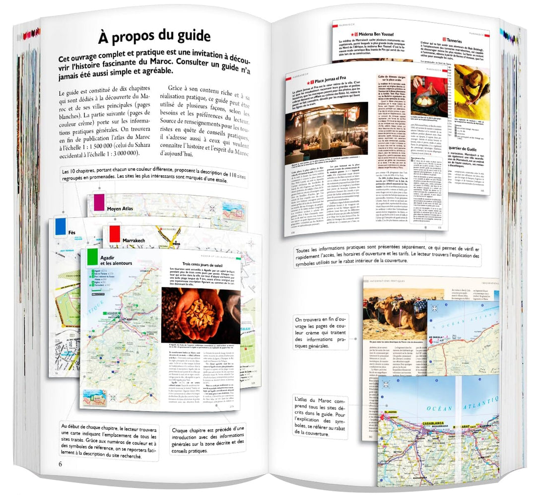 Guide, Atlas & carte routière - Maroc | Express Map guide de voyage Express Map 