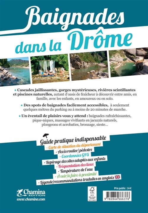 Guide de baignades - Drôme | Chamina guide de voyage Chamina 