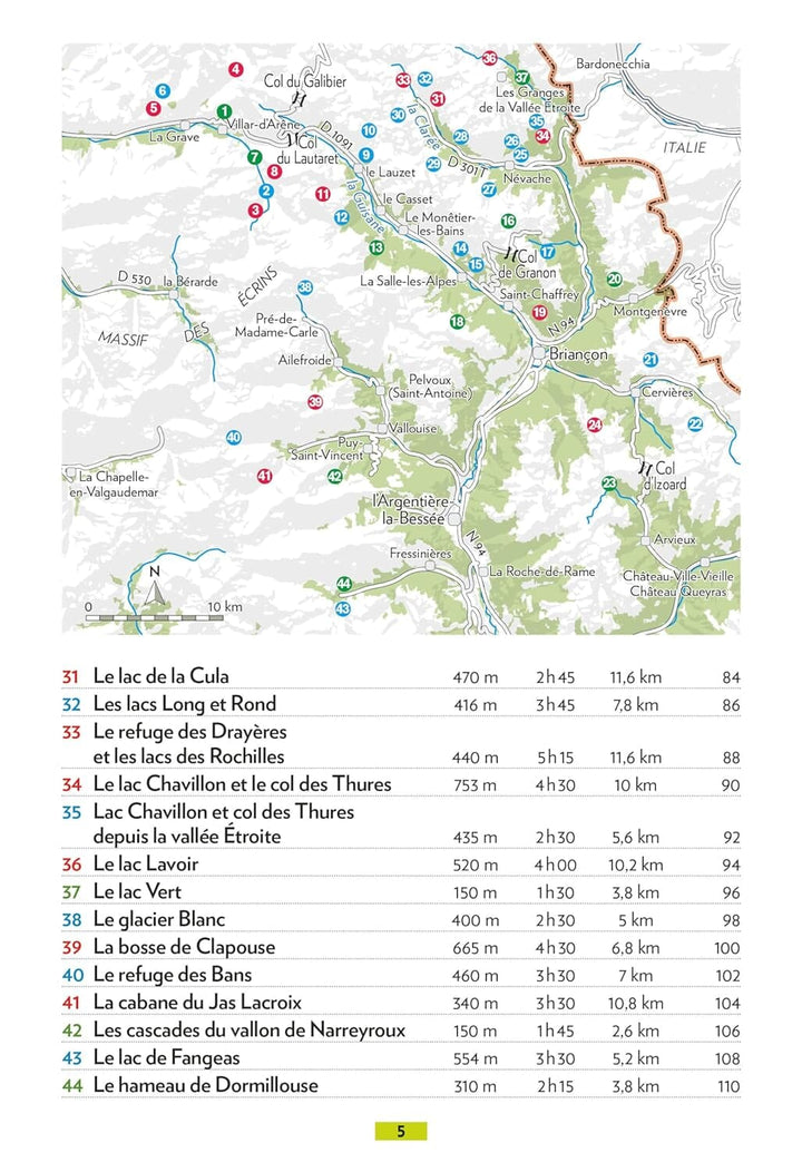 Guide de balades - Briançonnais : La Grave, Serre-Chevalier, Briançon, Montgenèvre, Cervières, Névache, Vallouise, Freissinières | Glénat - P'tit Crapahut guide de randonnée Glénat 