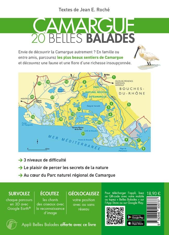 Guide de balades - Camargue, 20 belles balades - Édition 2023 | Belles Balades Editions guide de randonnée Belles Balades éditions 