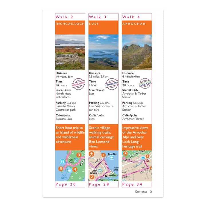 Guide de balades (en anglais) - Loch Lomond and the Trossachs, 10 leisure walks | Ordnance Survey - Short Walks guide de randonnée Ordnance Survey 