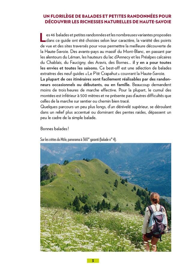 Guide de balades - Haute-Savoie, 46 balades en famille | Glénat - P'tit Crapahut guide de randonnée Glénat 