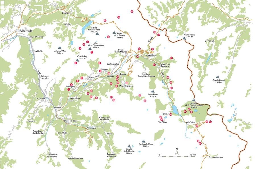Guide de balades - Haute-Tarentaise, Vanoise et Beaufortain | Glénat - P'tit Crapahut guide de randonnée Glénat 