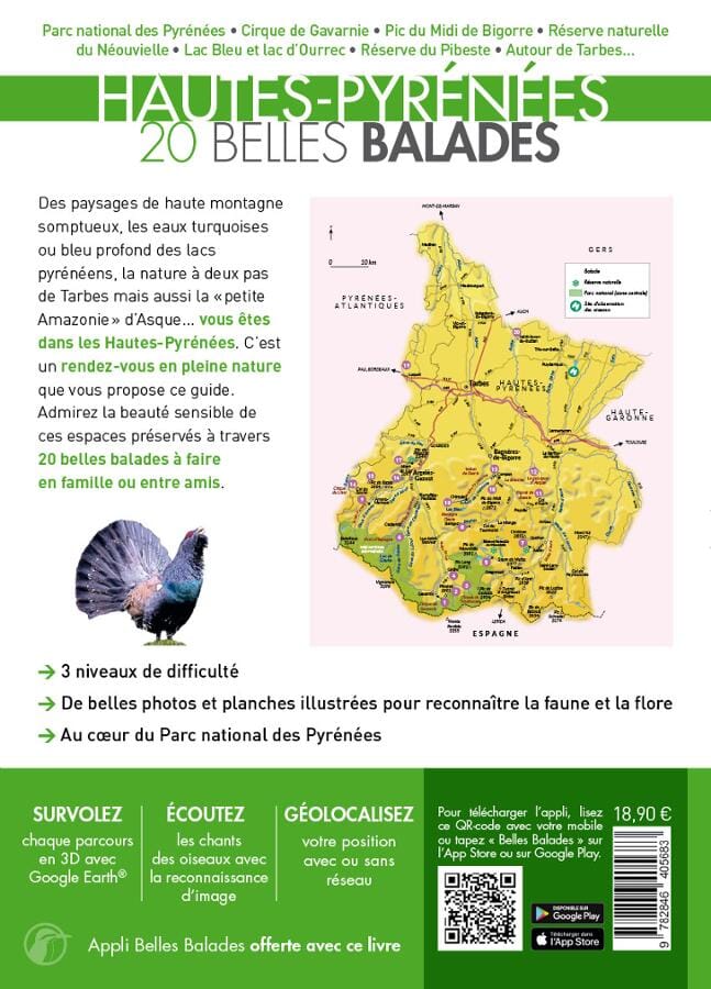 Guide de balades - Hautes-Pyrénées, 20 balades | Belles Balades Editions guide de randonnée Belles Balades éditions 
