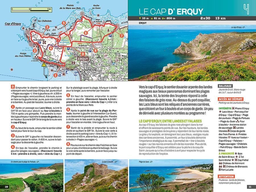 Guide de balades - Le sentier des Douaniers (Bretagne), 22 randos | Chamina guide de randonnée Chamina 