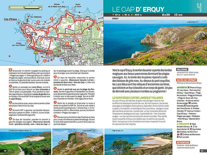 Guide de balades - Le sentier des Douaniers (Bretagne), 22 randos | Chamina guide de randonnée Chamina 