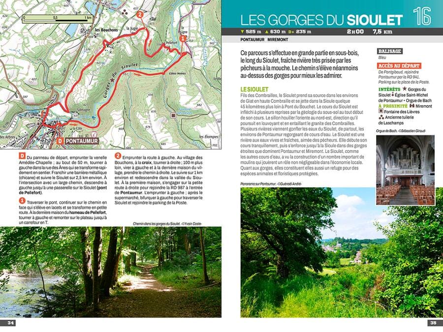 Guide de balades - Les Combrailles | Chamina guide de randonnée Chamina 