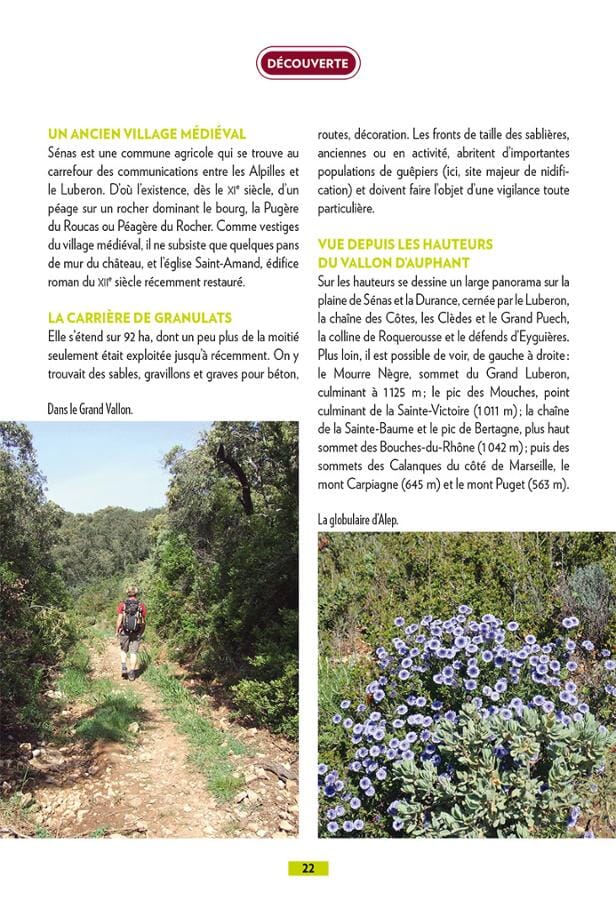 Guide de balades - Parc naturel régional des Alpilles | Glénat - P'tit Crapahut guide de randonnée Glénat 